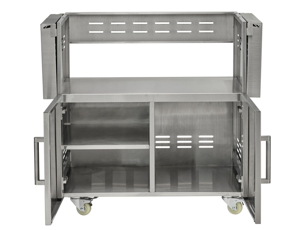 coyote grill cart for 36-inch stainless steel charcoal grill