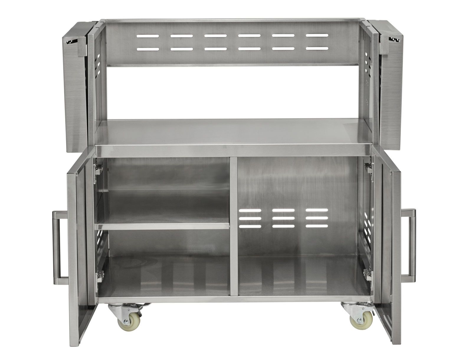 Carrito para parrilla Coyote para parrilla de carbón de acero inoxidable de 36 pulgadas 