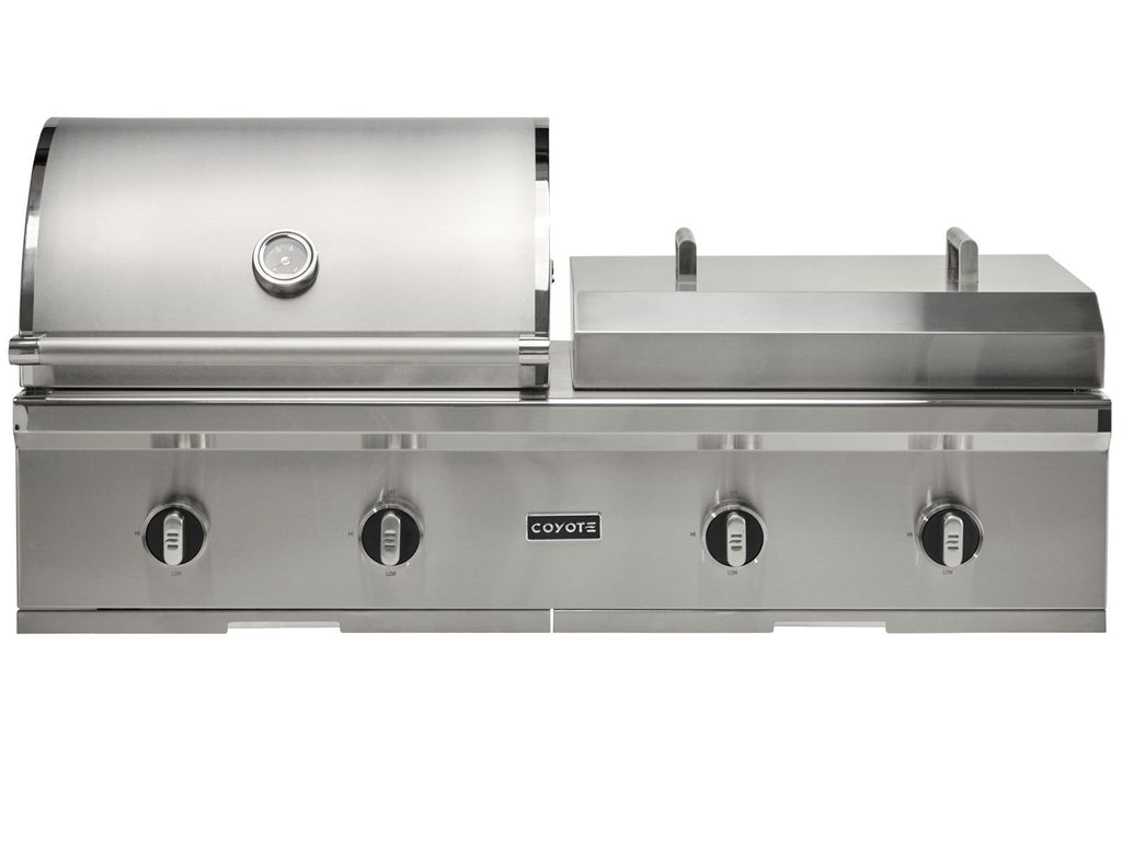 Coyote 50-inch Built-in Gas Grill & Griddle Combo
