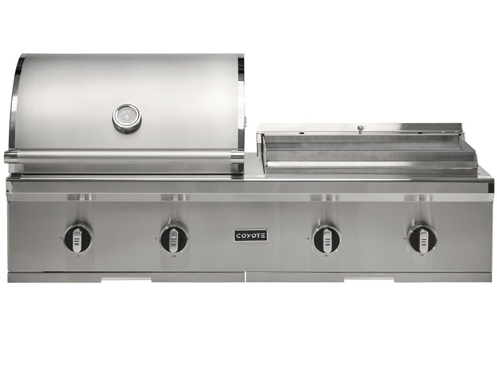 Coyote 50-inch Built-in Gas Grill & Griddle Combo