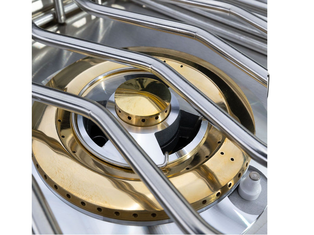 Quemador de gas doble lateral empotrado Coyote de 12 pulgadas 