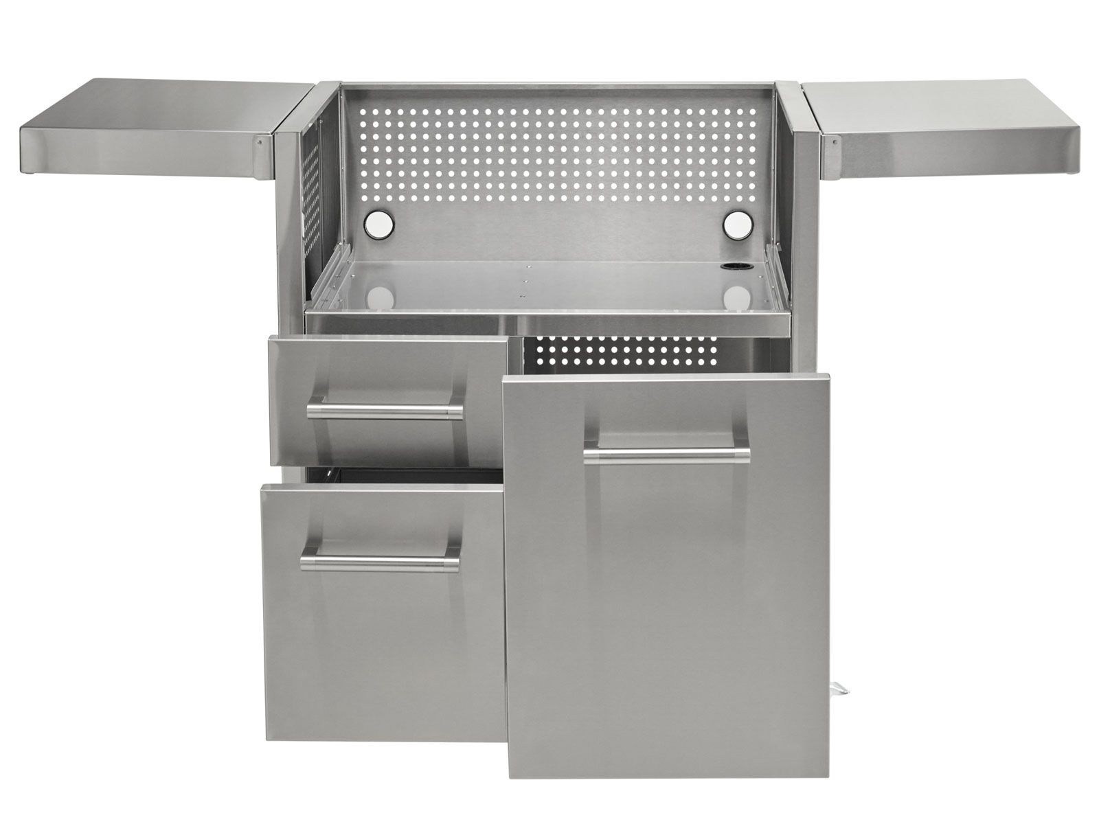 Carrito para parrilla de gas Coyote de 30 pulgadas con superficie plana 