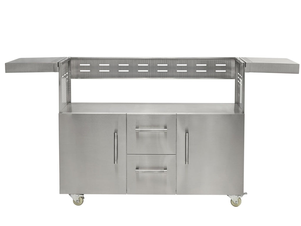 Carrito de parrilla Coyote para parrillas híbridas o combinadas de 50 pulgadas 