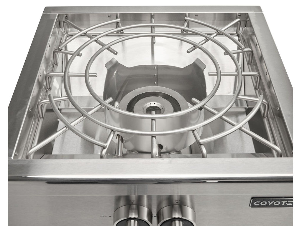 Quemador de gas incorporado Coyote de 24 pulgadas 