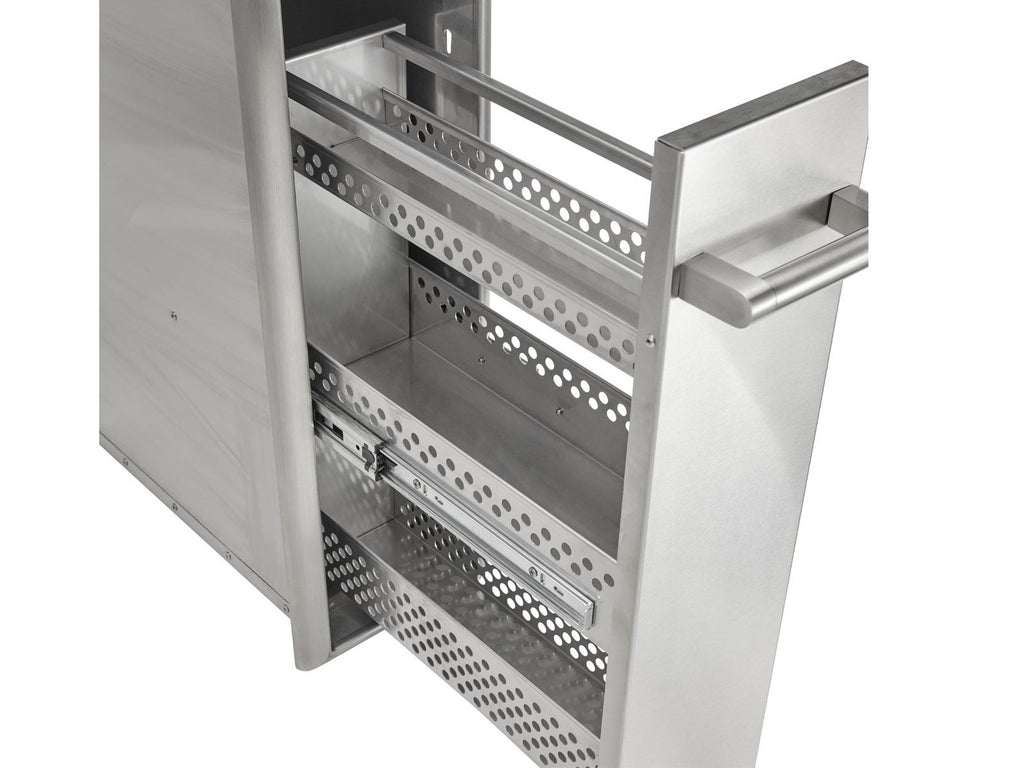 Estante para especias de acero inoxidable Coyote de 9 pulgadas 