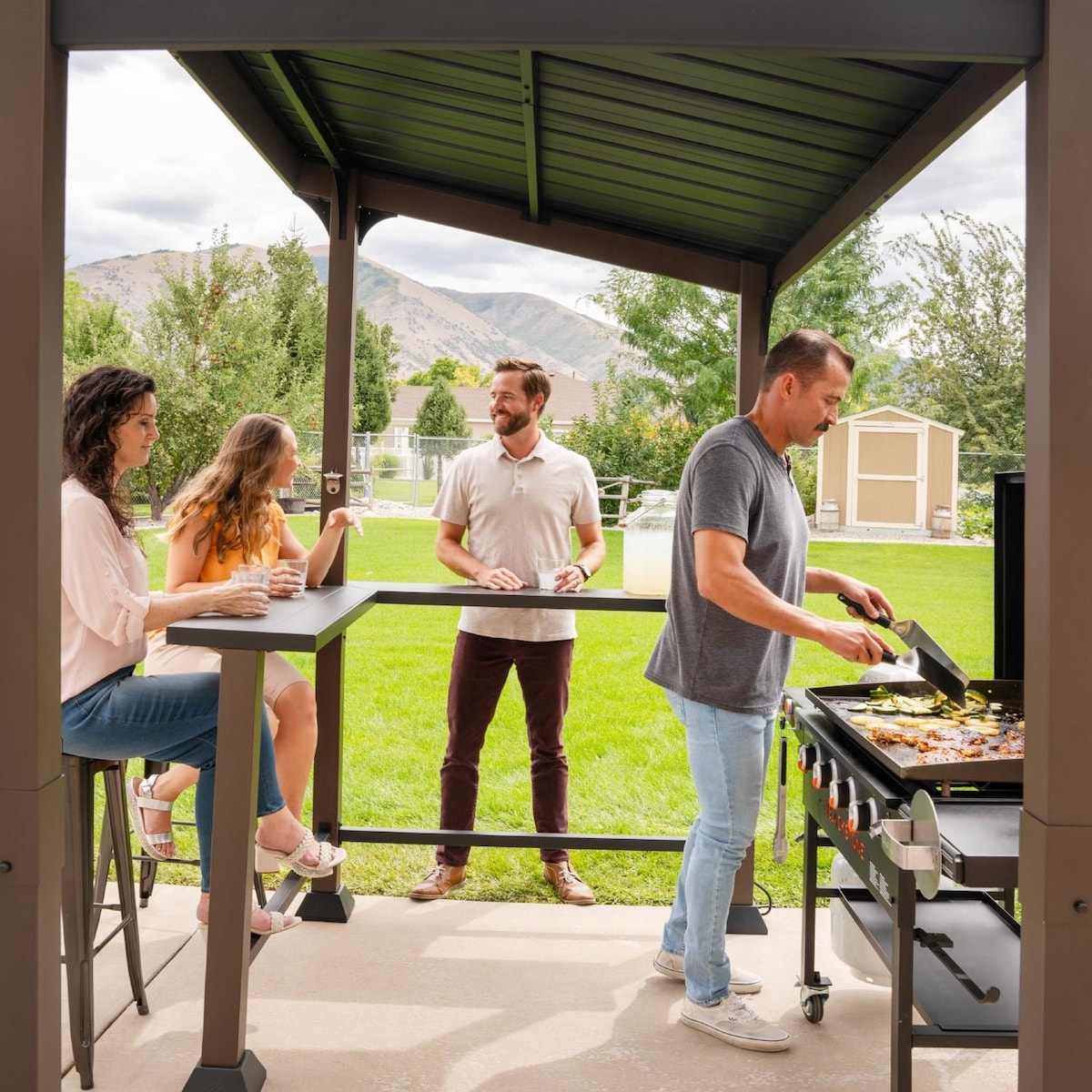 Blackstone 5 x 8-Foot Outdoor Pavilion