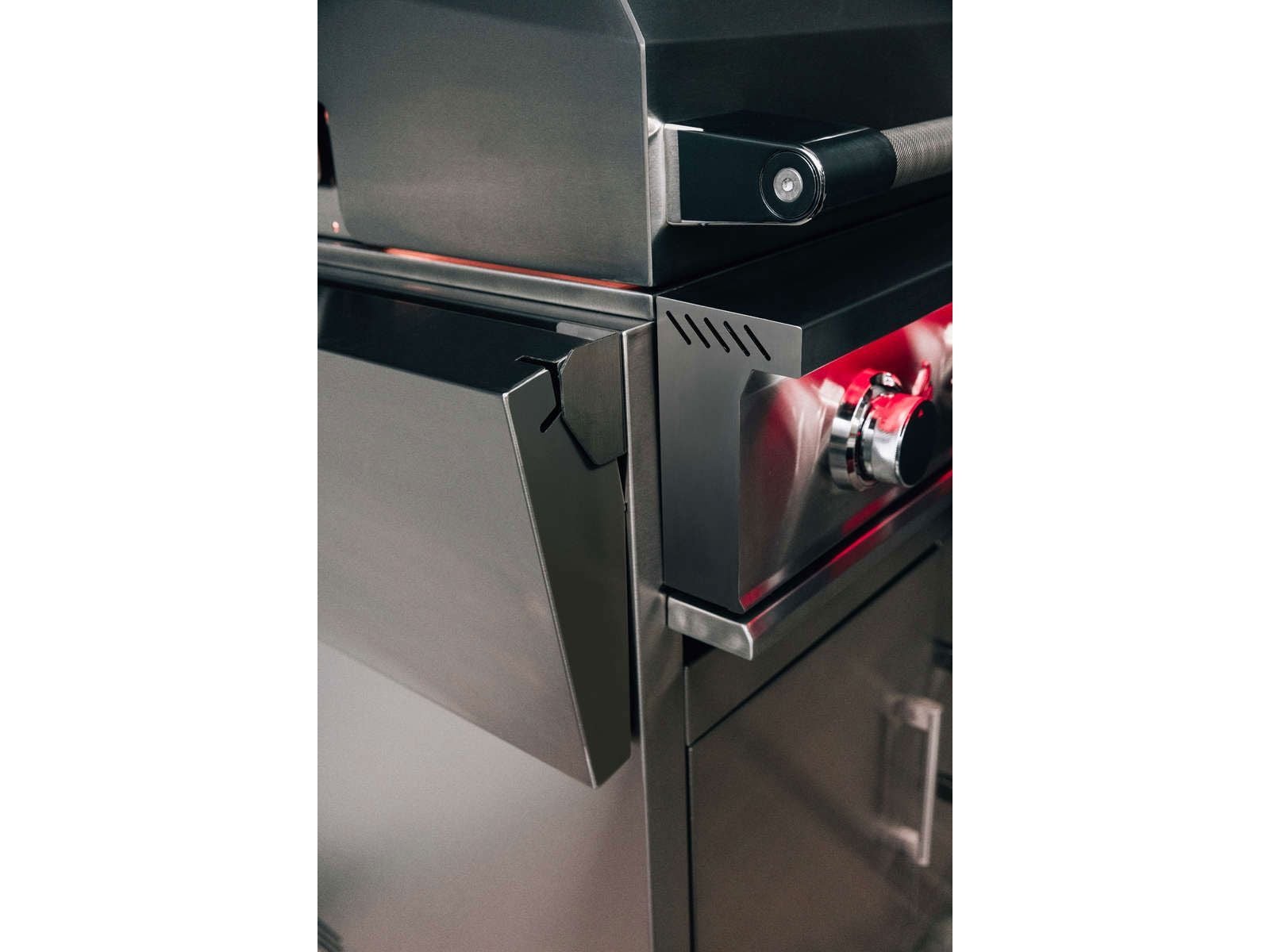 Parrilla de gas independiente TrueFlame Serie E de 32 pulgadas y 4 quemadores 