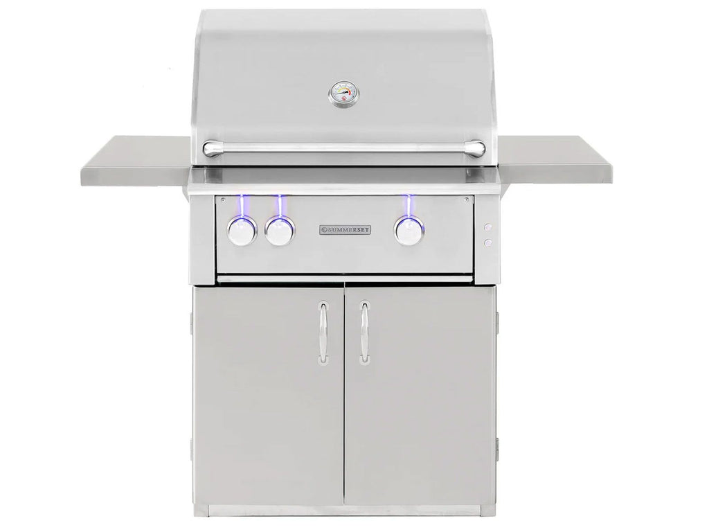 Parrilla de gas Alturi de 30 pulgadas y 2 quemadores, fabricada en Estados Unidos, con quemador trasero infrarrojo y kit de asador. 