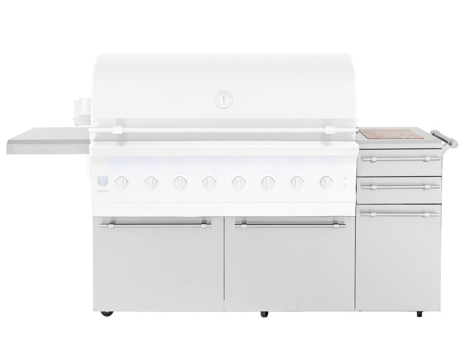 Parrilla de acero inoxidable Muscle o Encore de 54 pulgadas, fabricada en Estados Unidos 