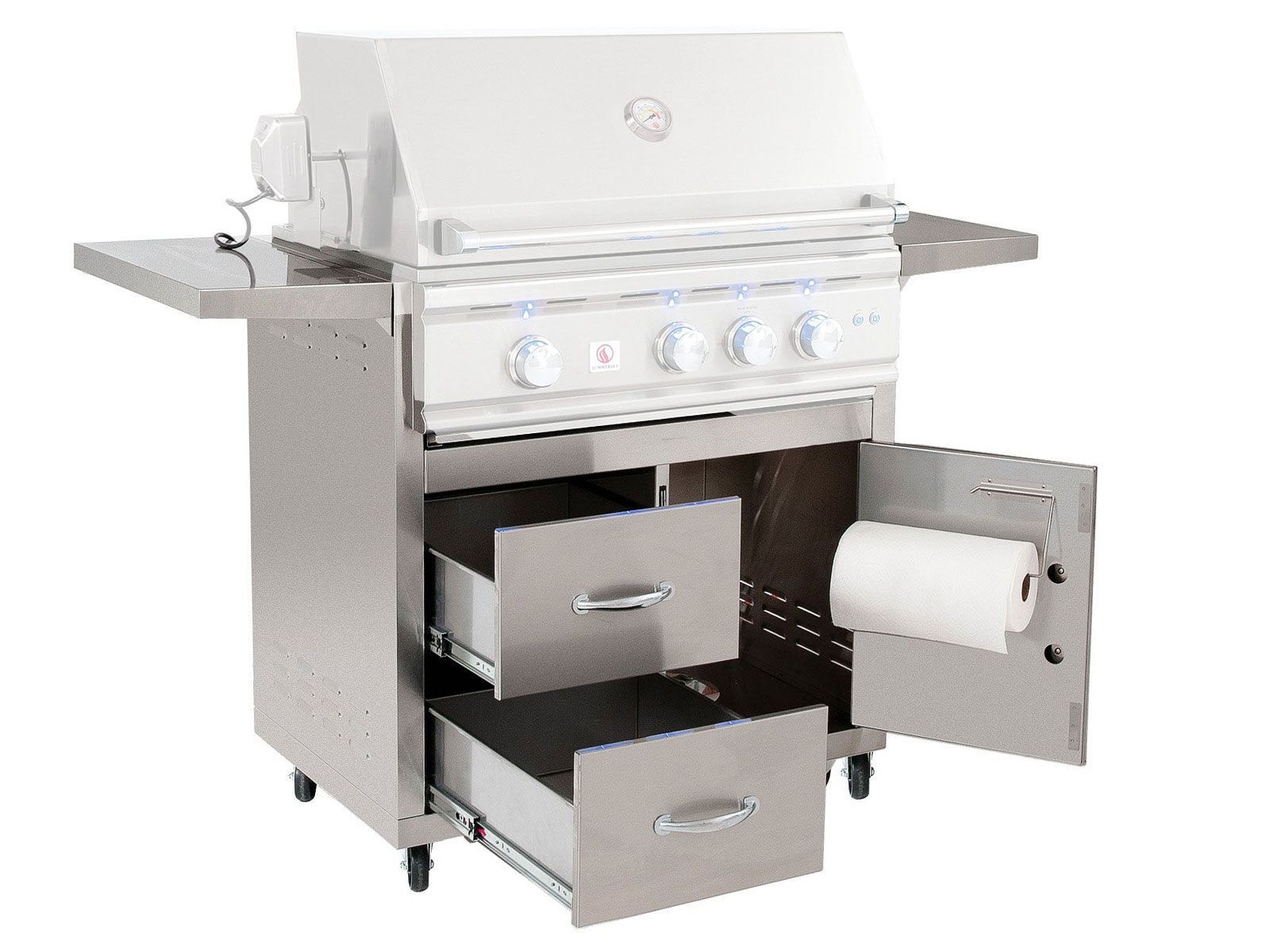 Summerset Deluxe Gas Grill Cart For TRL Pro Gas Grills