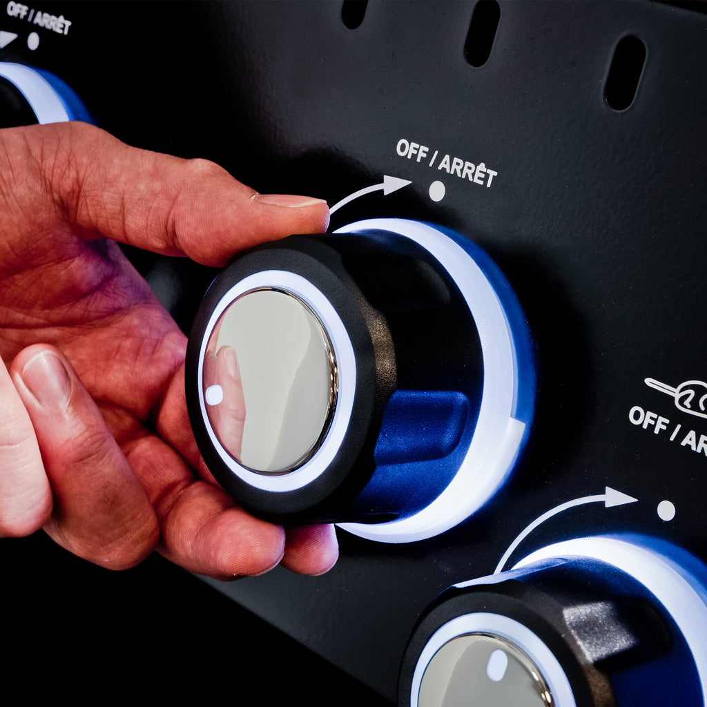 Broil King Baron 490i 4-Burner Gas Grill With Rotisserie & Side Burner - Shadow