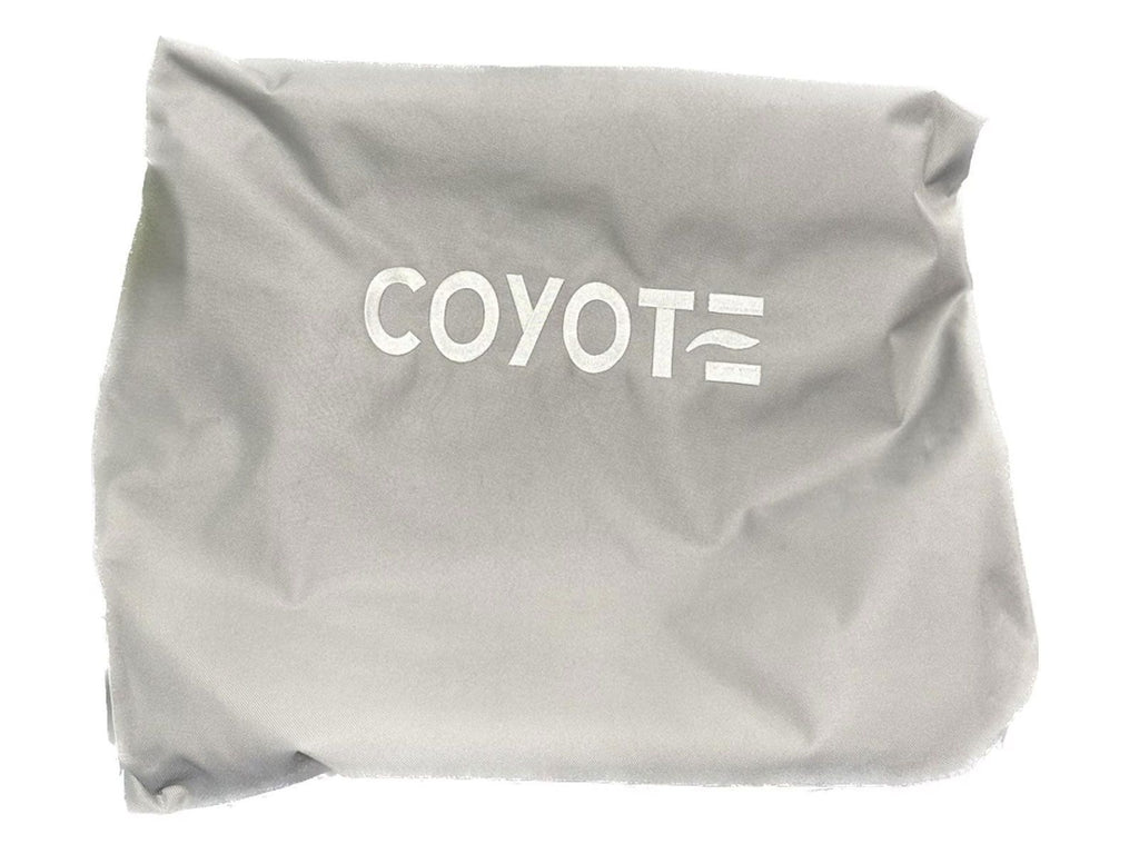 Cubierta de vinilo coyote gris claro para quemador lateral doble empotrado 