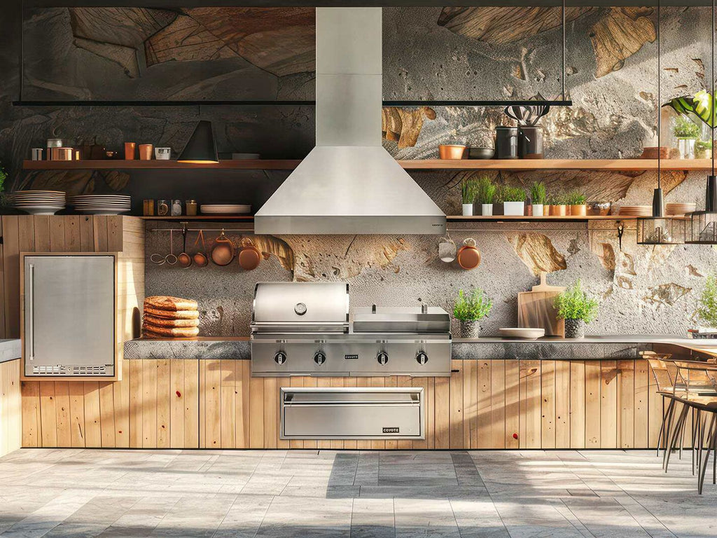 Coyote 50-inch Built-in Gas Grill & Griddle Combo