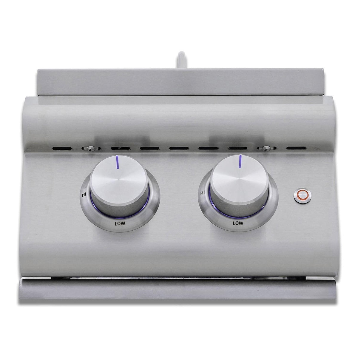 Blaze LTE+ Propane Gas Stainless Steel Double Side Burner w/ Lid