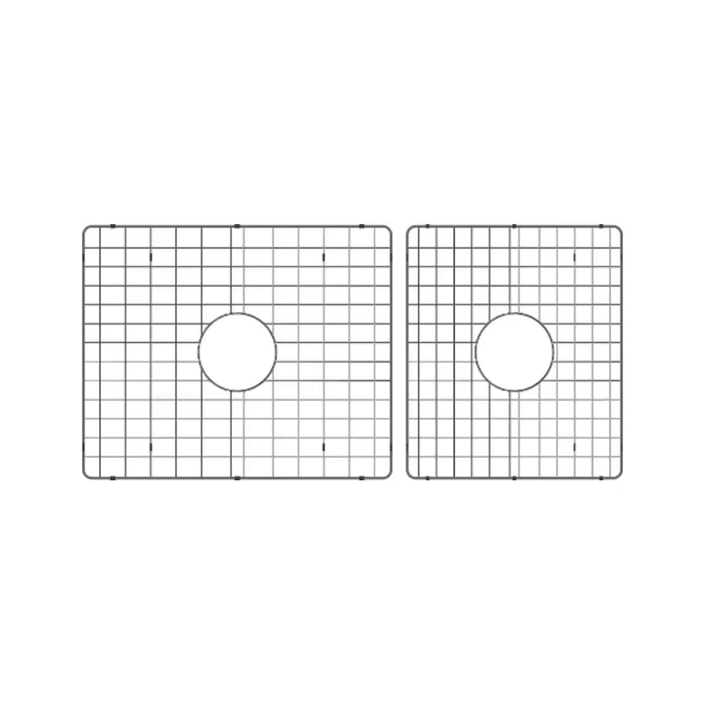 Undermount Stainless Steel 36-Inch 60/40 Double Bowl Sink W/Grids and Strainers