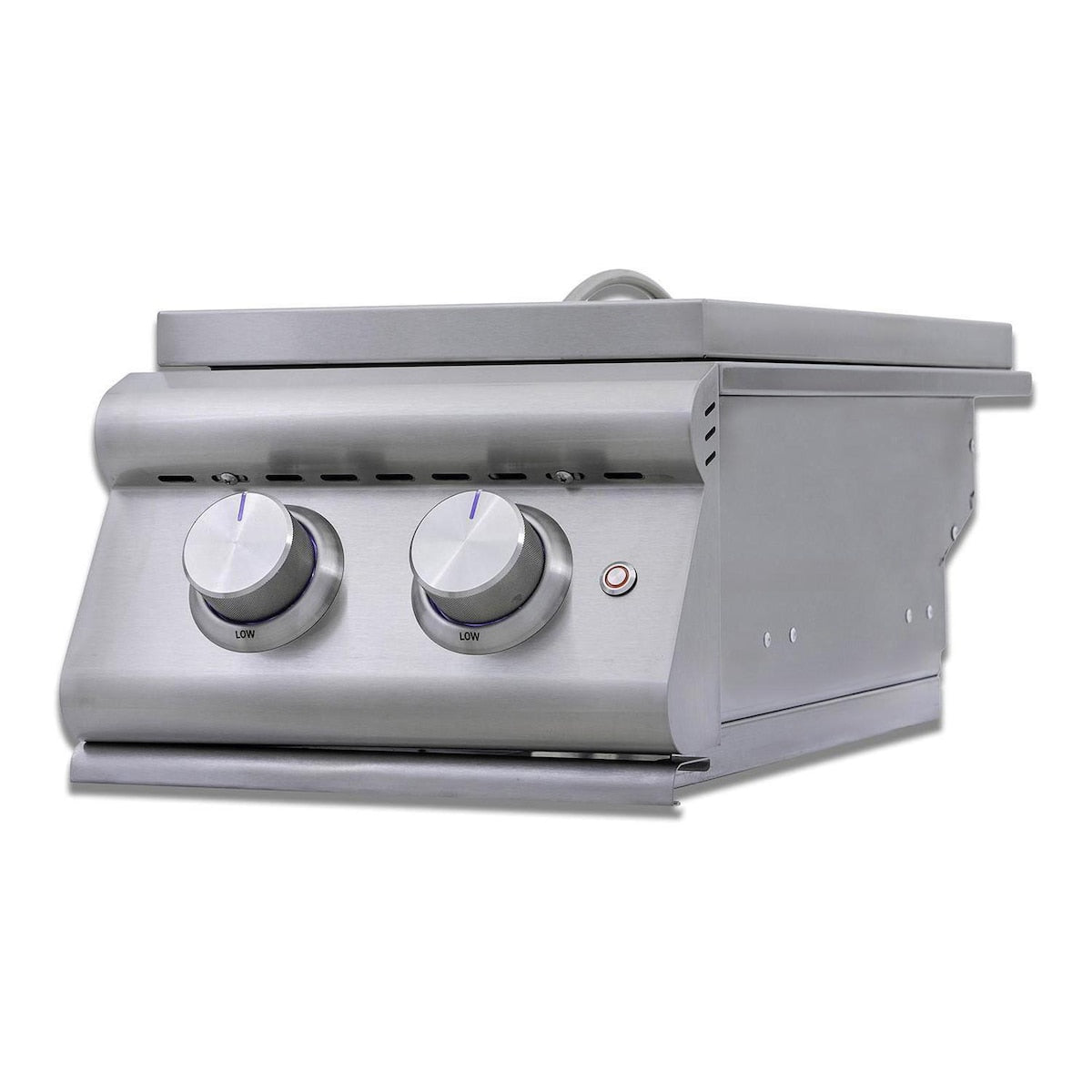 Blaze LTE+ Natural Gas Stainless Steel Double Side Burner w/ Lid