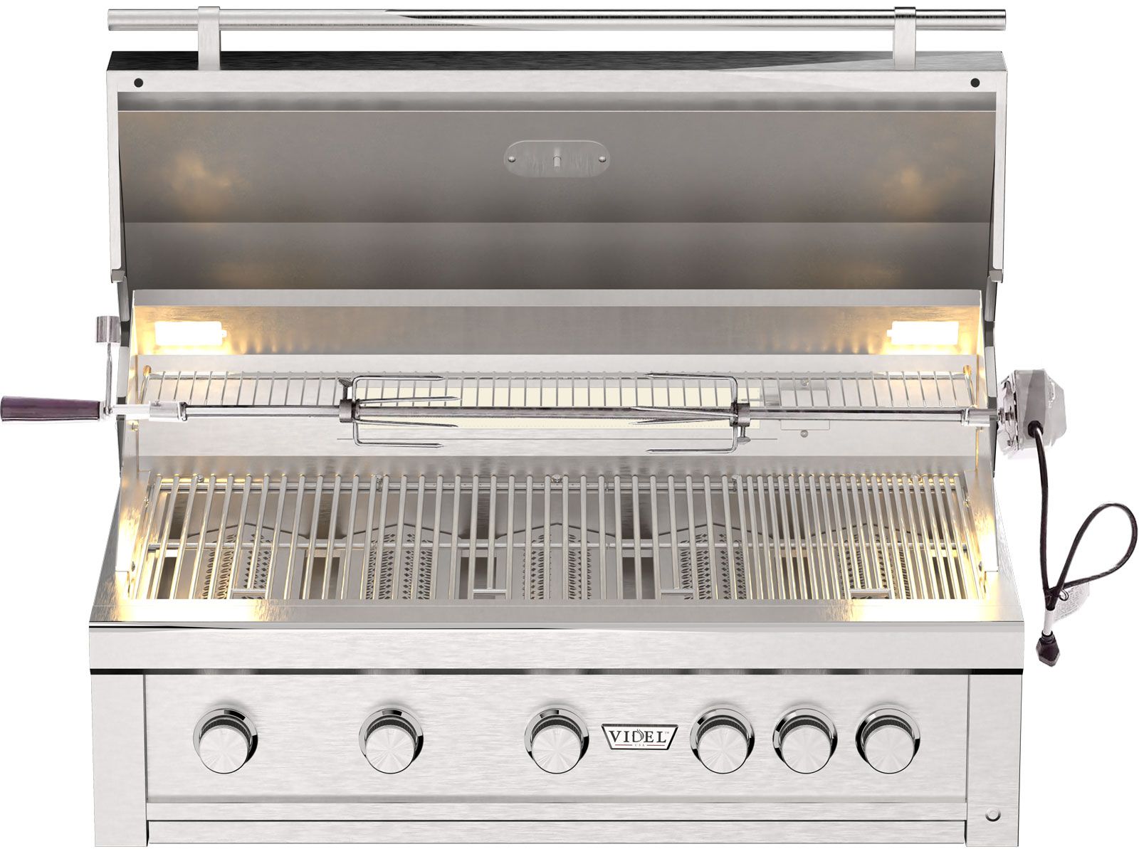 Videl Gran Fuego 42-Inch 5-Burner Built-In Gas Grill with Rear Infrared Burner