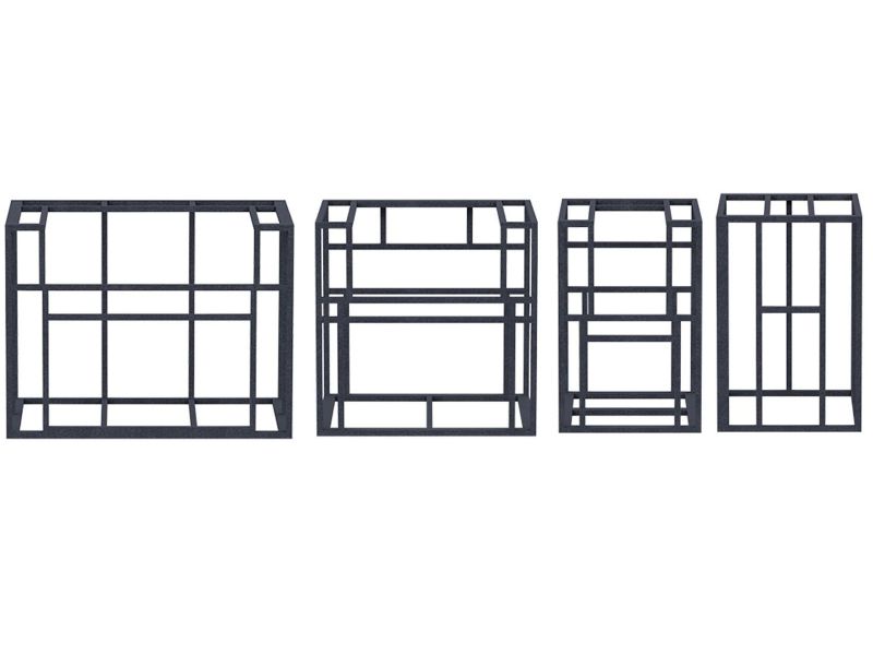 Videl 11-Ft Outdoor Kitchen Island with Gran Fuego 36-Inch 4-Burner Gas Grill