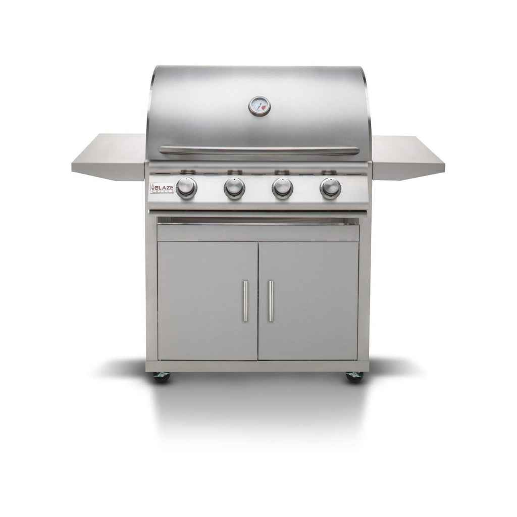 Blaze LBM 32-Inch 4-Burner Freestanding Grill (BLZ-4LBM+CART)
