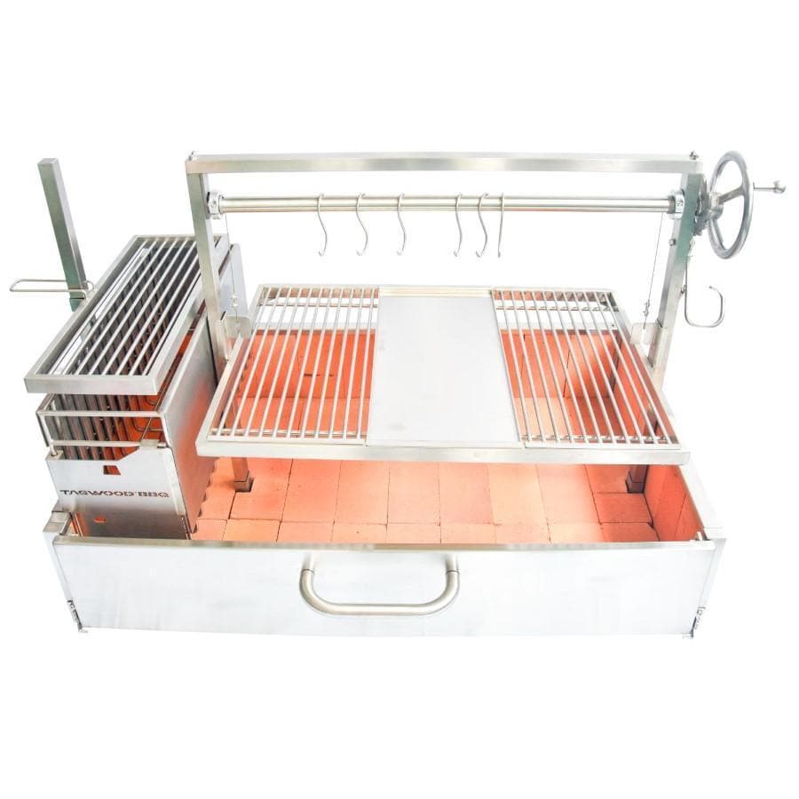 Tagwood BBQ XL Built-In Argentine Santa Maria Wood Fire & Charcoal Grill - BBQ25SS