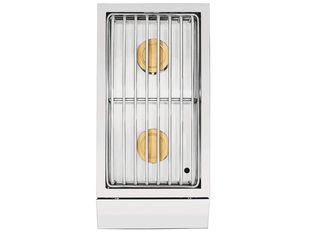 Parrillas de fabricación estadounidense Encore con quemador lateral doble 