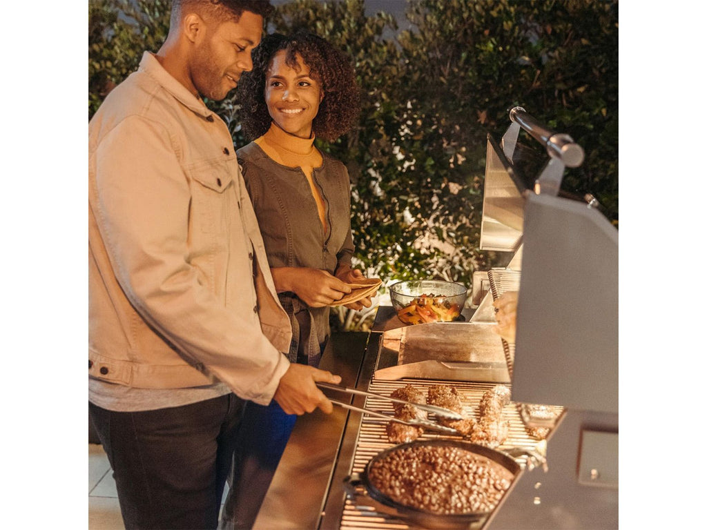 Parrilla de gas Estate Freedom de 36 pulgadas y 3 quemadores con quemador infrarrojo trasero de American Made Grills 