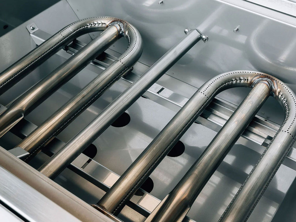 Parrilla de gas Estate Freedom de 36 pulgadas y 3 quemadores con quemador infrarrojo trasero de American Made Grills 