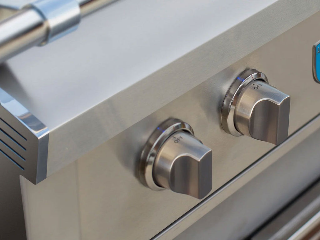 Parrilla de gas Estate Freedom de 42 pulgadas y 3 quemadores con quemador infrarrojo trasero de American Made Grills 