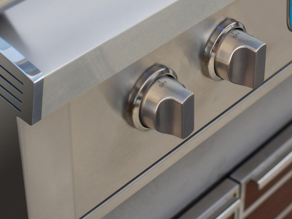 Parrilla de gas Estate Freedom de 36 pulgadas y 3 quemadores con quemador infrarrojo trasero de American Made Grills 