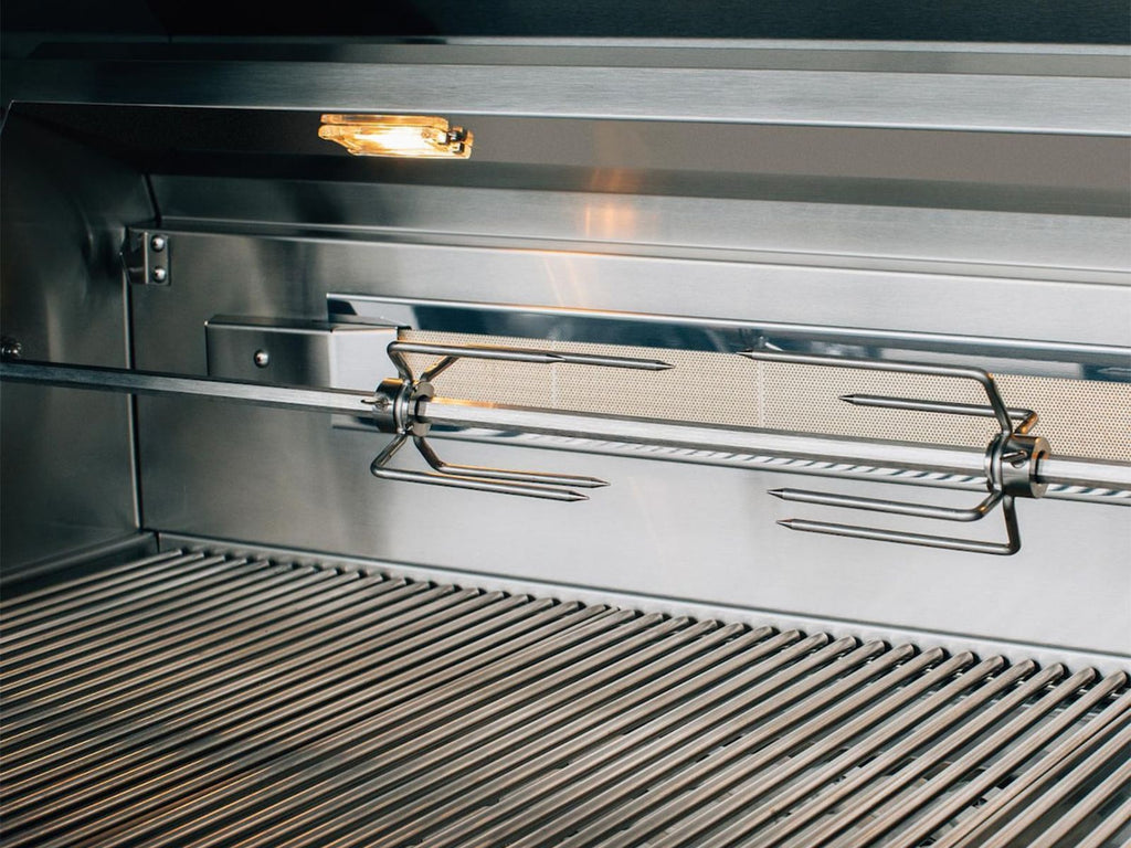 American Made Grills Estate 42-Inch 3 Burner Built-in Gas Grill With Rear Infrared Burner & Rotisserie Kit