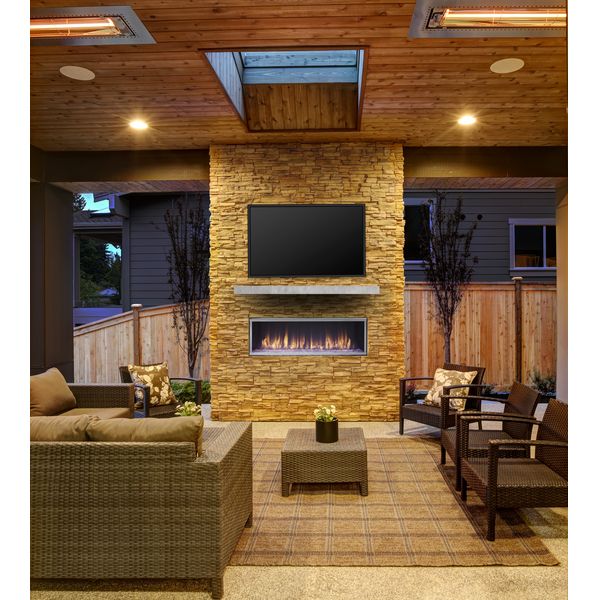 Lanai 48" Outdoor Linear Gas Fireplace by Majestic