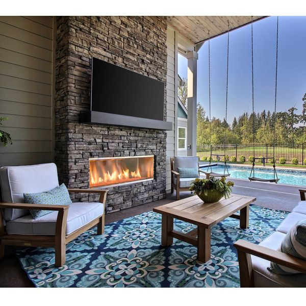 Chimenea lineal de gas para exteriores Lanai de 60" de Majestic 