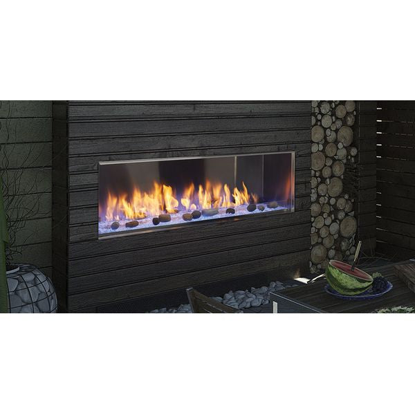 Chimenea lineal de gas para exteriores Lanai de 60" de Majestic 
