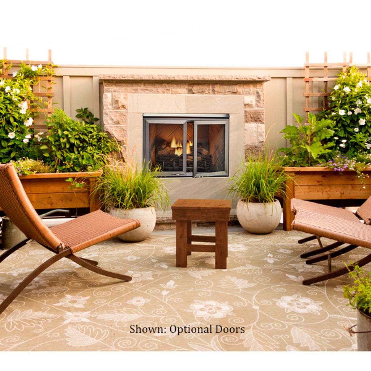 Chimenea de gas para exteriores Vesper de 36" de Majestic 