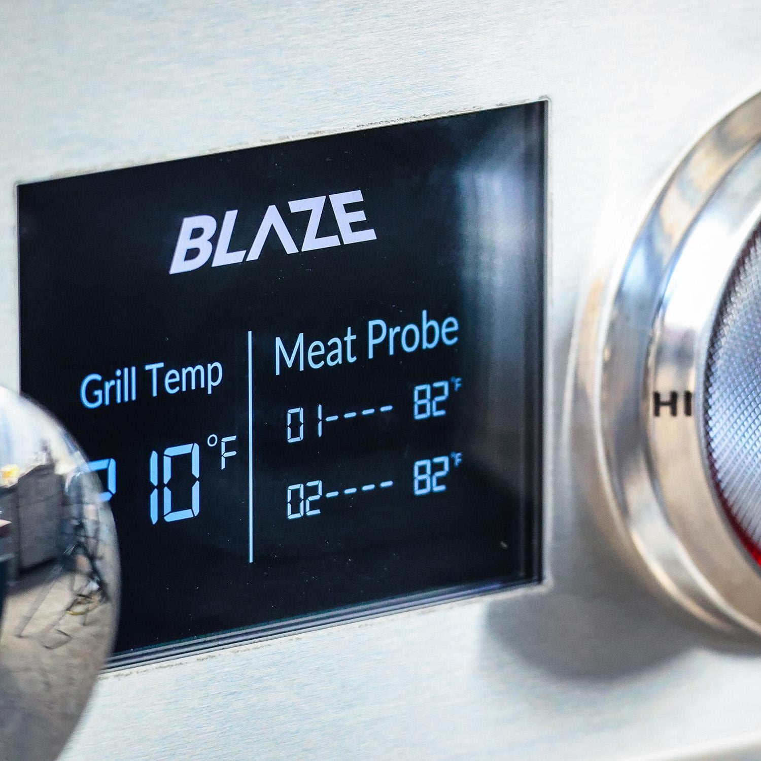Blaze LTE PRO Built-In 32-inch 4-Burner Gas Grill w/Digital Screen and Rear Infrared Burner (BLZ-4LTEPRO)