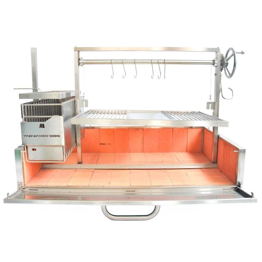 Tagwood BBQ XL Built-In Argentine Santa Maria Wood Fire & Charcoal Grill - BBQ25SS