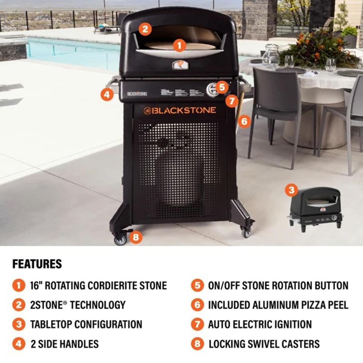 Blackstone Freestanding Pizza Oven