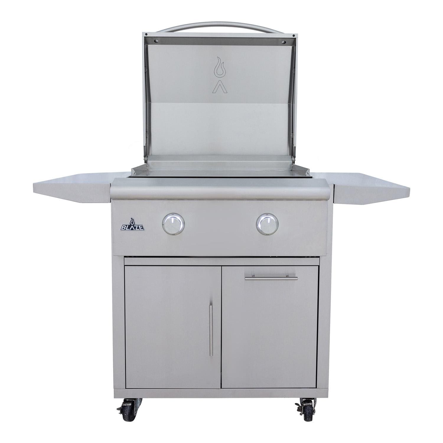 Blaze LTE+ 30-Inch Gas Griddle w/Lift-Assist Hood (BLZ-GRIDDLE-LTE3 + CART)