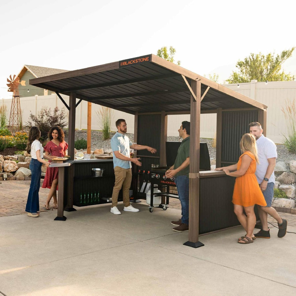 Blackstone 10 x 10-Foot Bar and Griddle/Grill Pavilion