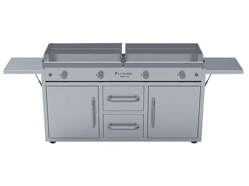 Le Griddle The Grand Texan 60-Inch 4-Burner Freestanding Gas Griddle