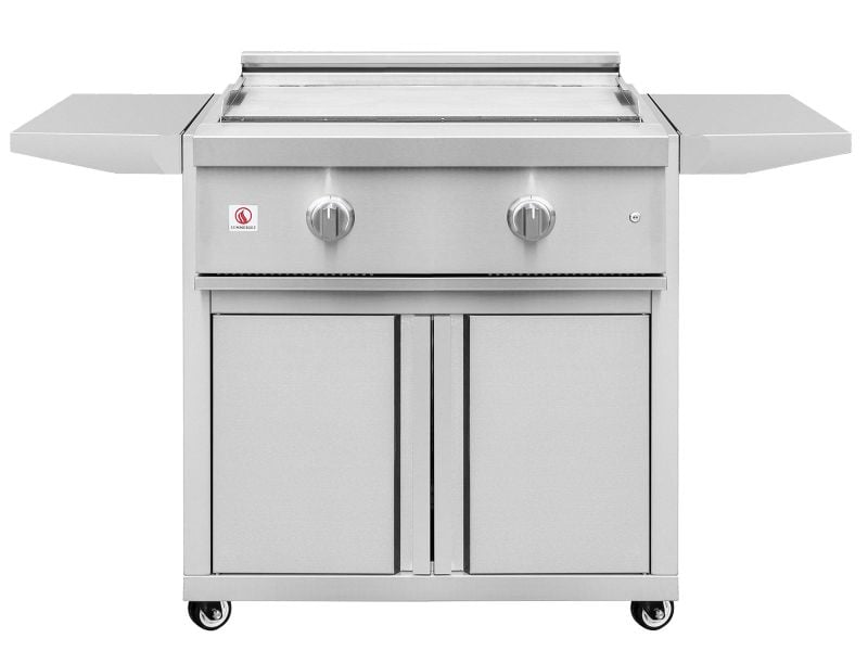 Summerset Pro Series 30-Inch Freestanding Stainless Steel Griddle (GRIDPRO+CART)