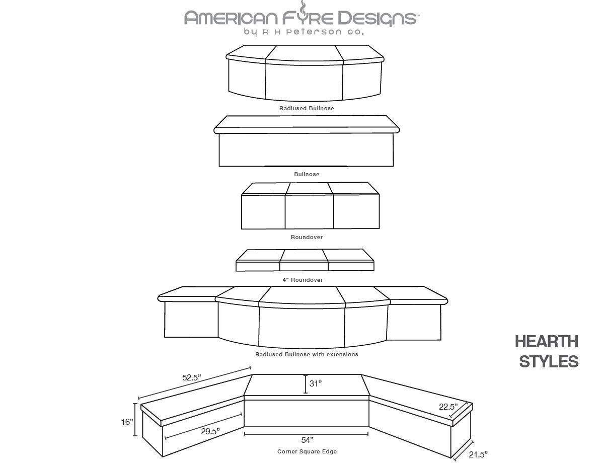 American Fyre Designs Mariposa Outdoor Gas Fireplace