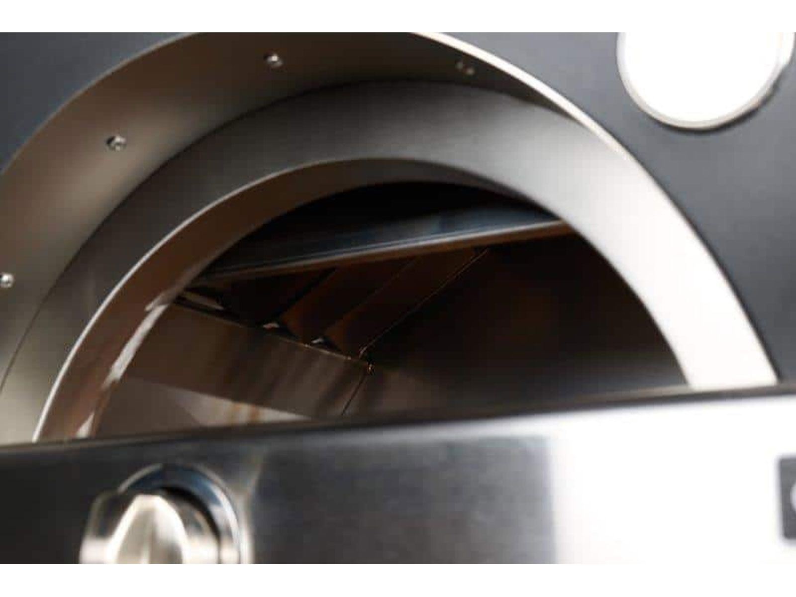 coyote 30-inch hybrid multi-fuel outdoor pizza oven - black