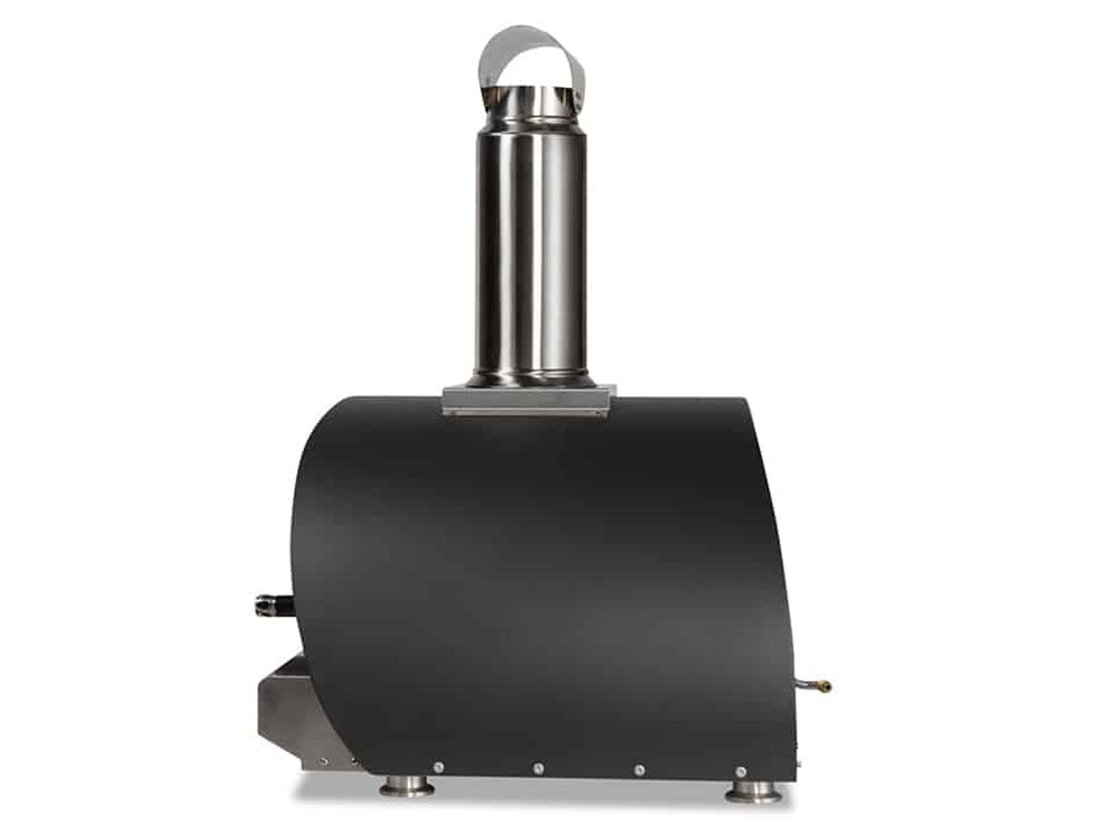 coyote 30-inch hybrid multi-fuel outdoor pizza oven - black