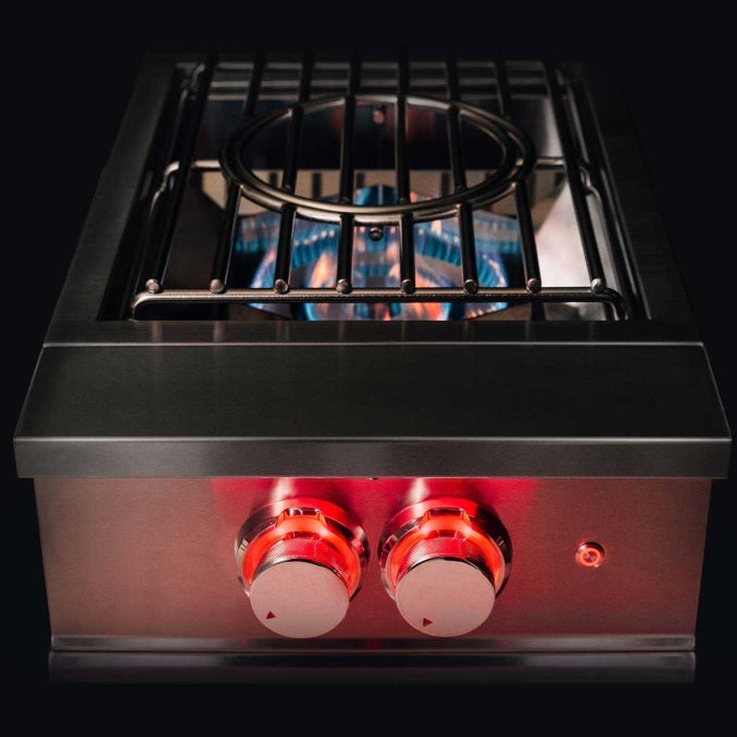 High-Performance True Flame Power Burner with LED Illumination