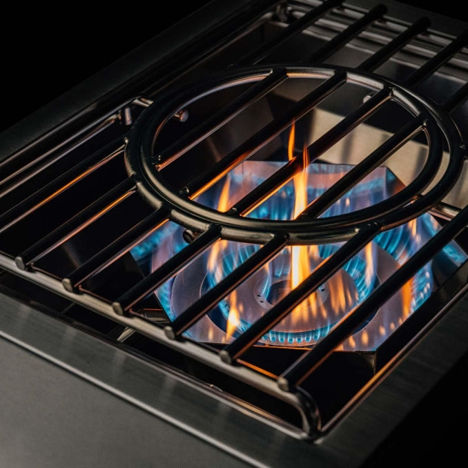 High-Performance True Flame Power Burner with LED Illumination
