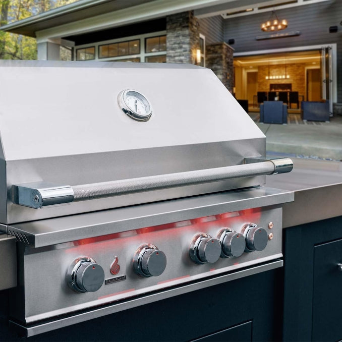 Premium TrueFlame Freestanding Grill with Enhanced Features