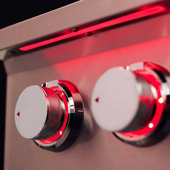 High-Performance True Flame Power Burner with LED Illumination