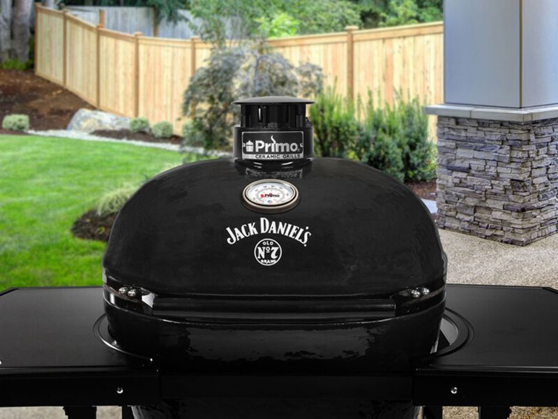Primo Oval XL Jack Daniels Edition Ceramic Kamado Charcoal Grill