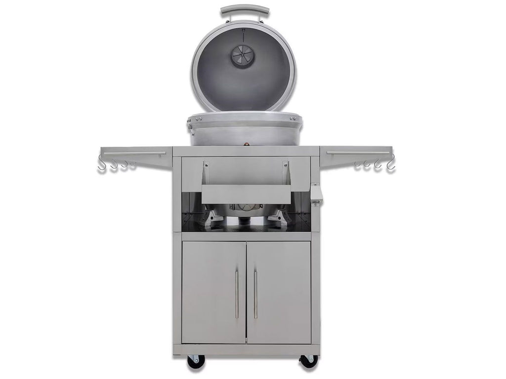 Blaze 20-Inch Cast Aluminum Freestanding Kamado Charcoal Grill